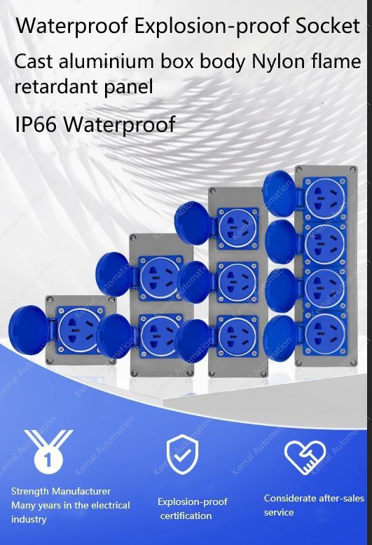 Green Duplex black panel 5 holes